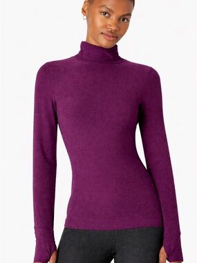 Beyond Yoga Women’s Spacedye Captivating Turtleneck Pullover Long Sleeve S New